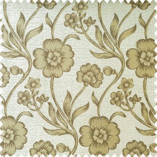 Gold brown and cream color beautiful natural Helianthemum scoparium flower texture finished background polyester main curtain